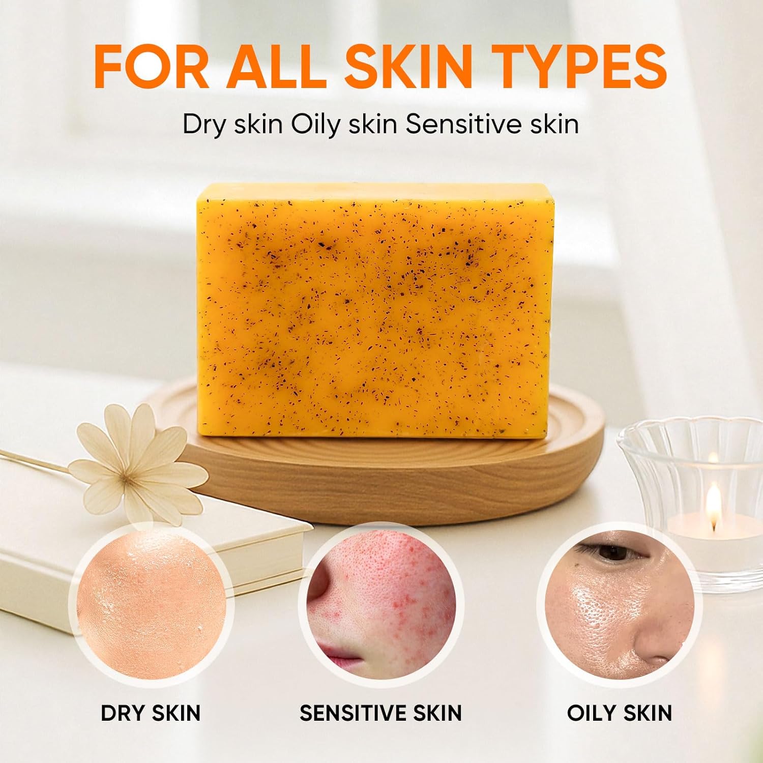 Revellia Lemon Turmeric & Kojic Acid Brightening Soap