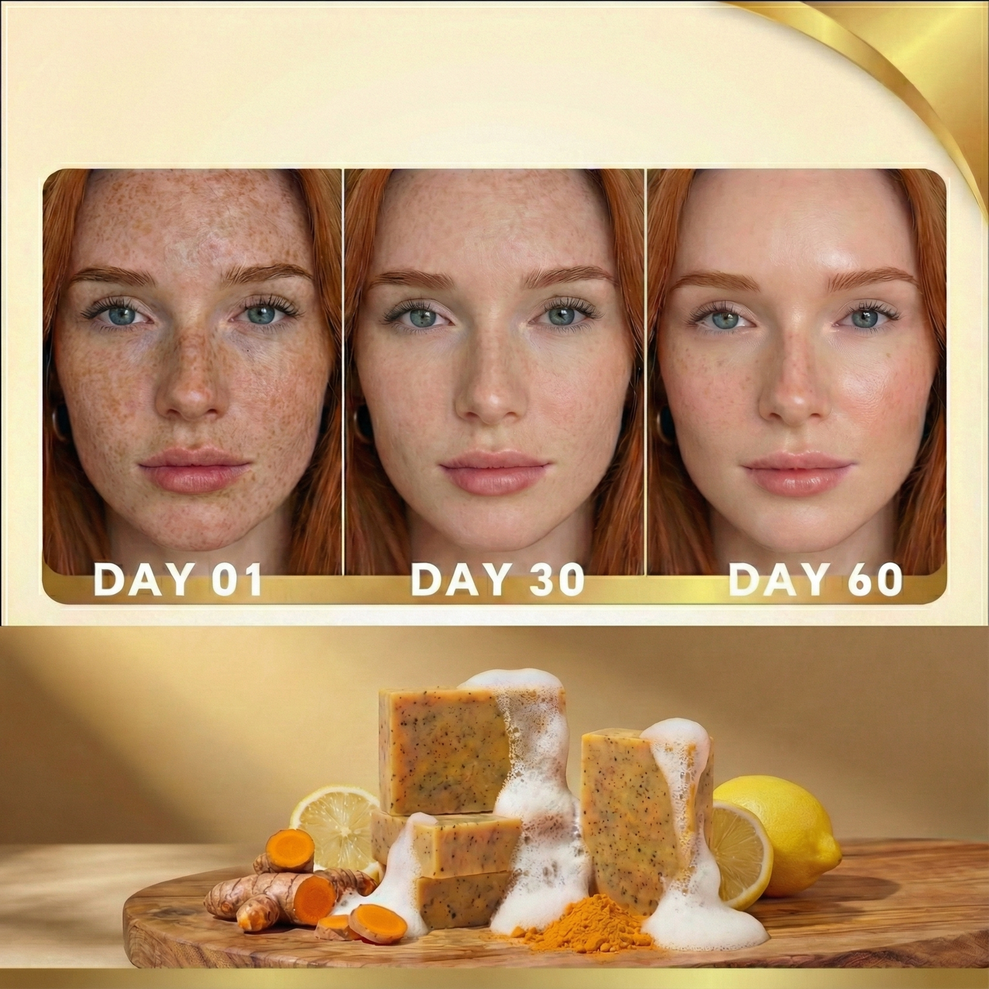 Revellia Lemon Turmeric & Kojic Acid Brightening Soap