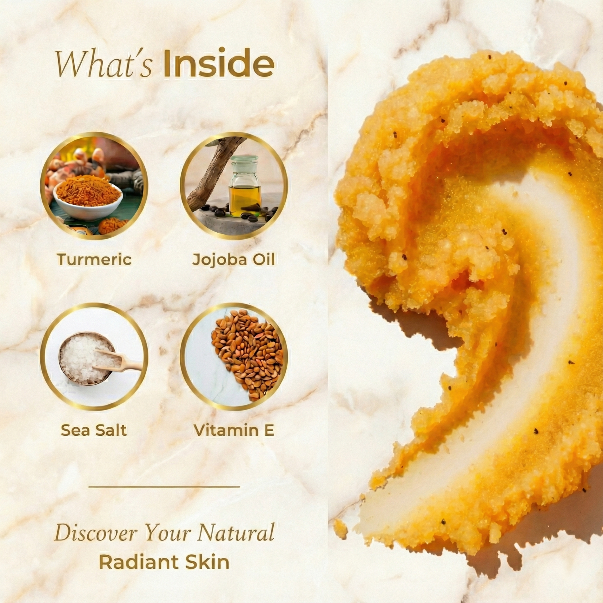 Revellia Turmeric Glow Body Scrub