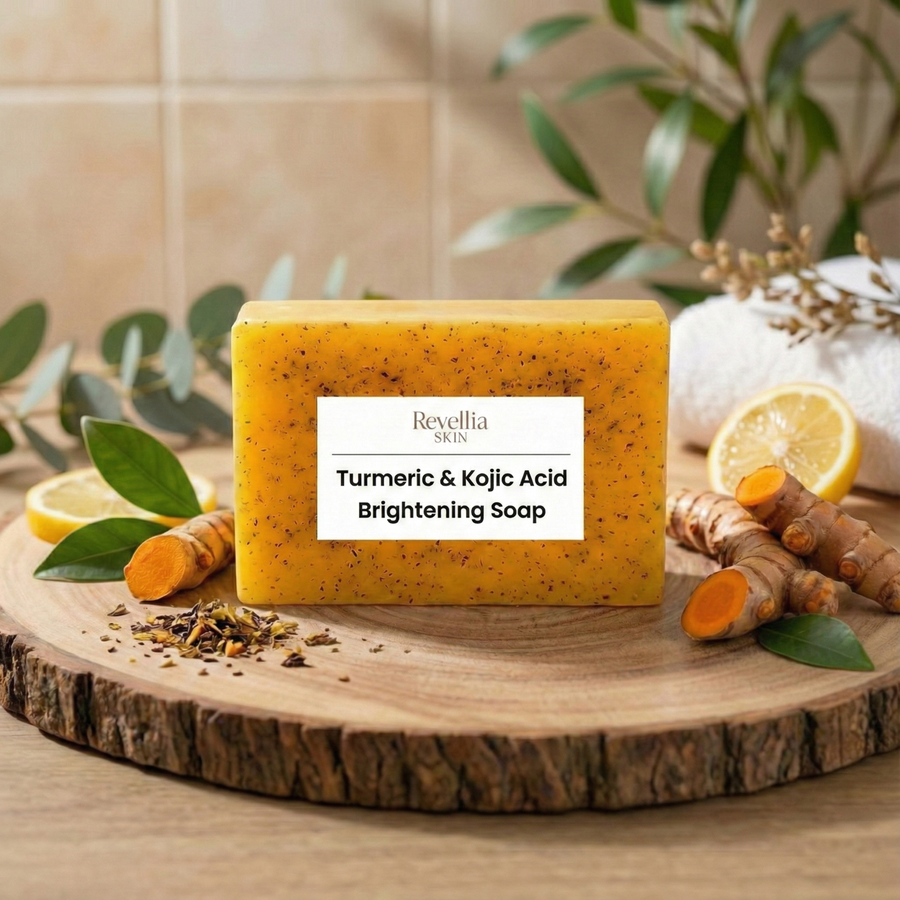 Revellia Lemon Turmeric & Kojic Acid Brightening Soap
